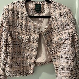 Wild Fable Pink Tweed Jacket